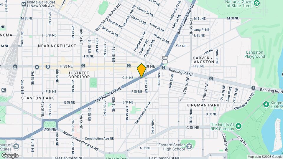 1361 Maryland Ave NE Map and Location Details