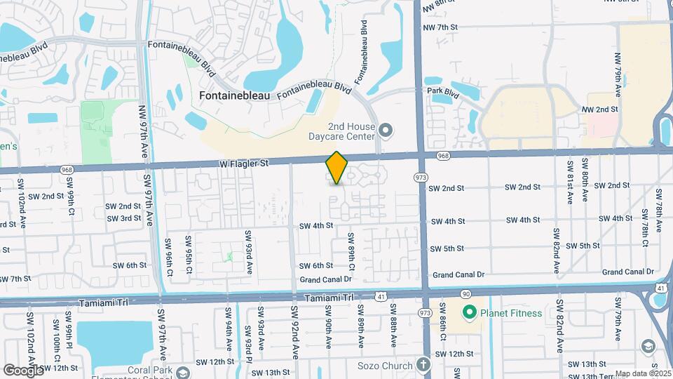 8968 W Flagler St Map and Location Details