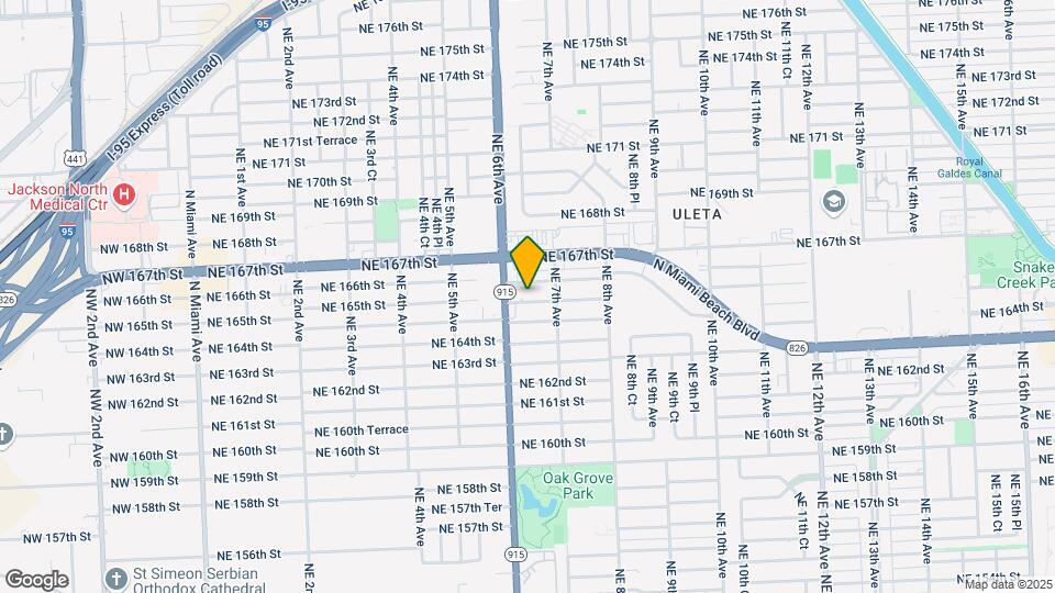 631 NE 165th St Map and Location Details