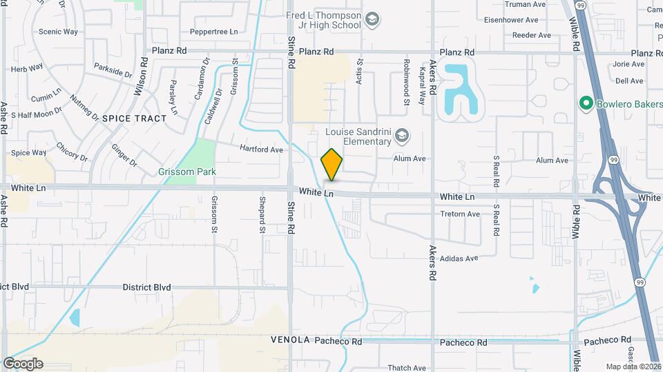 4424 White Ln-Unit -Unit A Map and Location Details