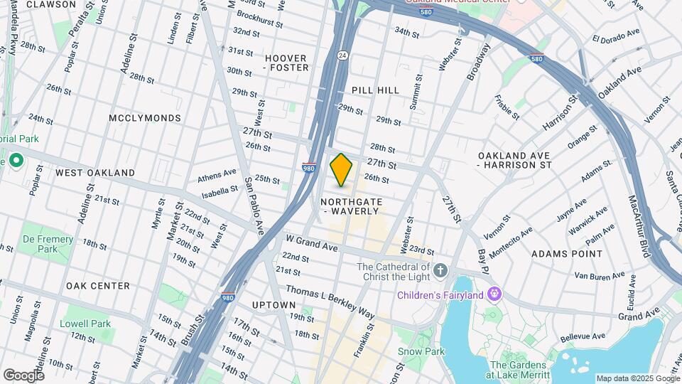 522-524 25th St Map and Location Details