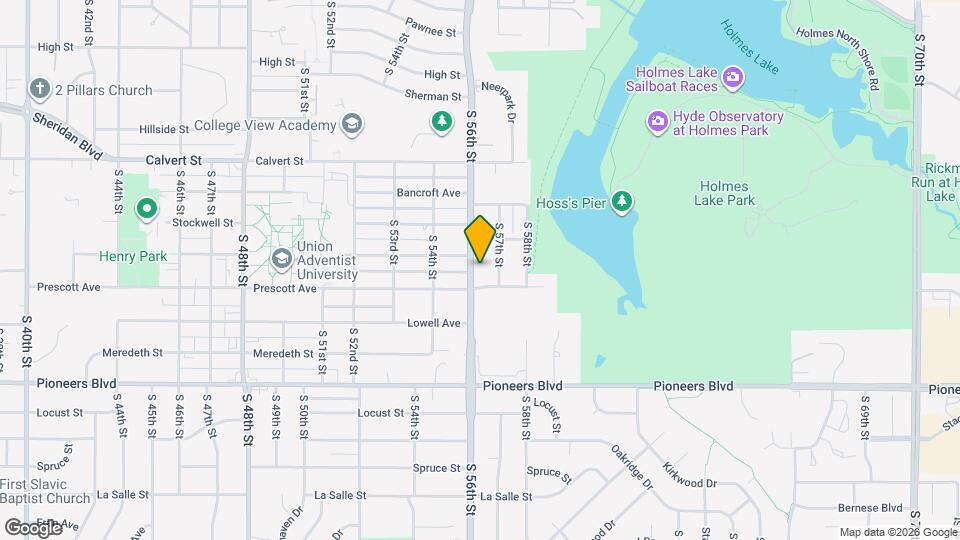 3920 S 56th St Map and Location Details