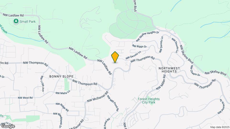 10309 NW Thompson Rd Map and Location Details