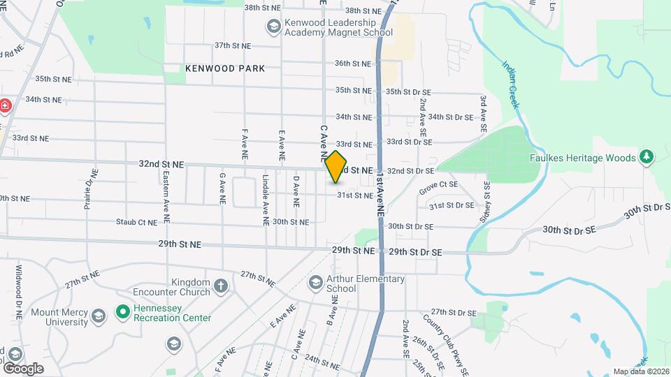 232 31st St NE Map and Location Details