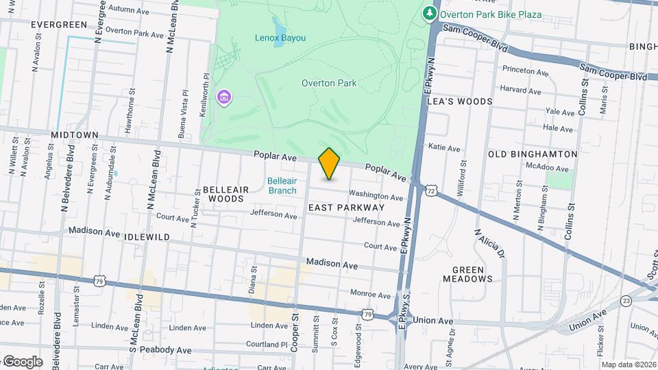 2178 Washington Ave Map and Location Details