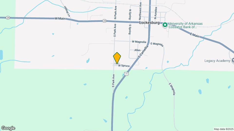 121 W Spruce Map and Location Details