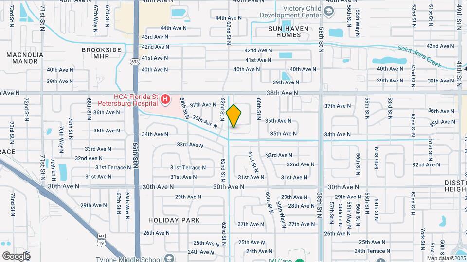 6161 35th Ave N Map and Location Details
