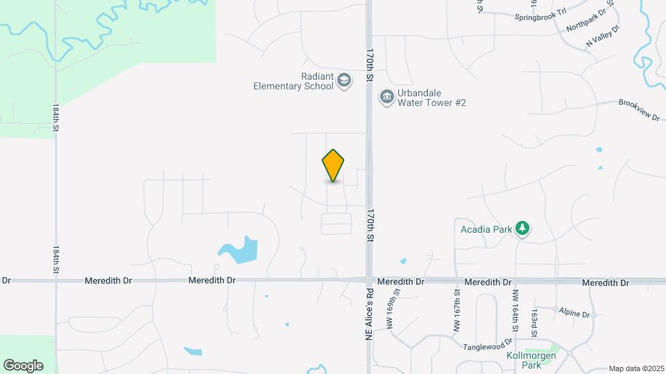 4721 172nd St Map and Location Details