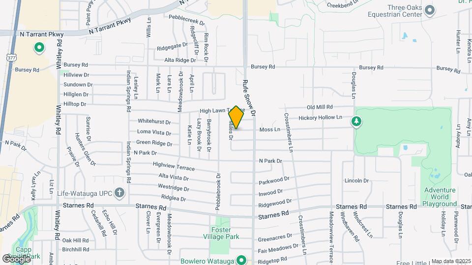 6616 Moss Ln Map and Location Details