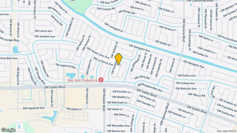 2532 SW McDonald St Map and Location Details