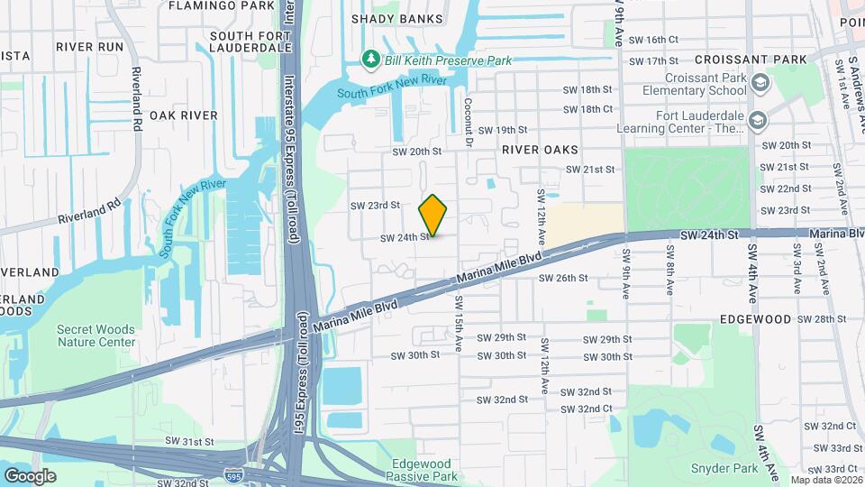 1512 SW 24th St Map and Location Details