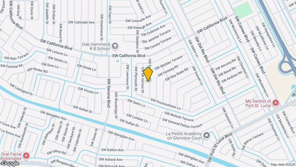 2256 SW Franklin St Map and Location Details