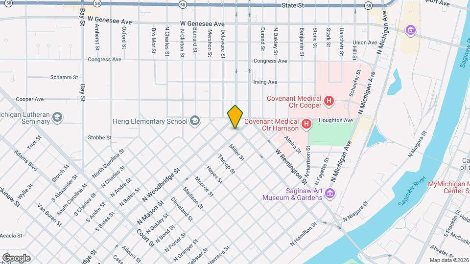 921 N Mason, Unit 1 Mapa y Detalles de la Ubicación