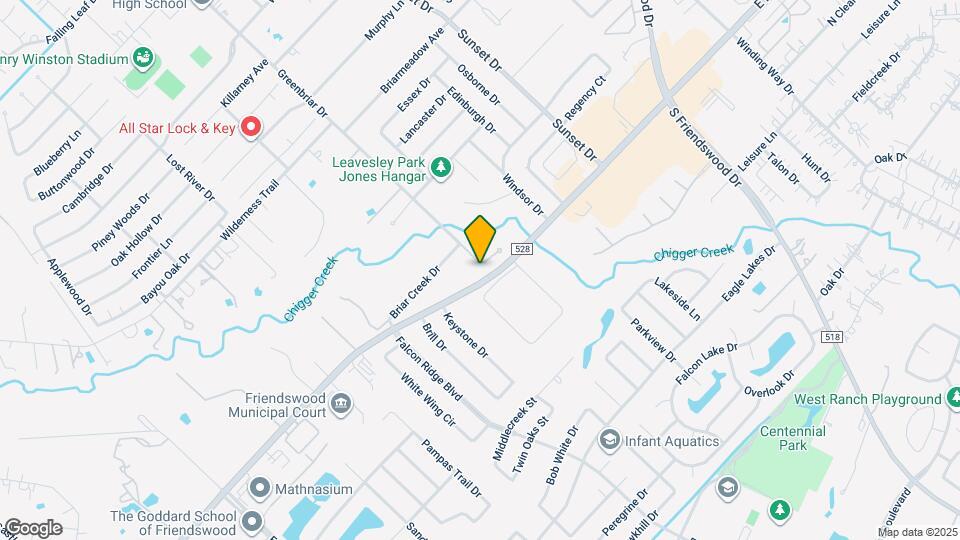 1525 Briar Bend Dr Map and Location Details