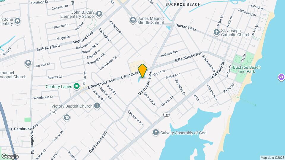 1375 Old Buckroe Rd Map and Location Details