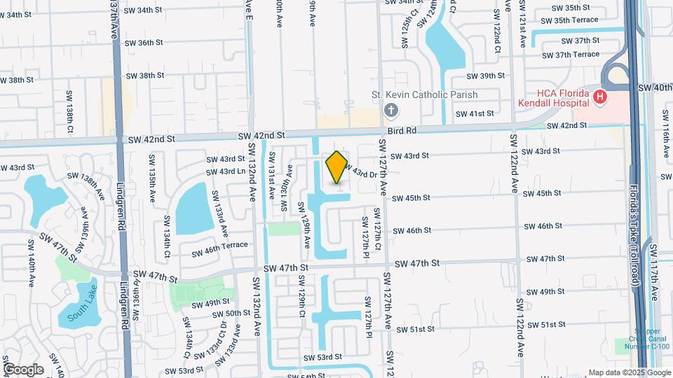 12820 SW 43rd Dr Map and Location Details