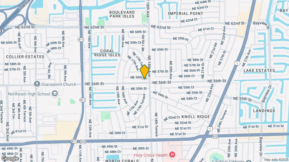 1731 NE 56th St Mapa y Detalles de la Ubicación