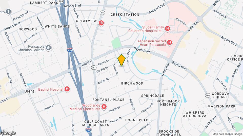 5095 Crestwood Rd Map and Location Details