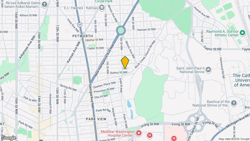 439 Quincy St NW, Unit #1 Mapa y Detalles de la Ubicación