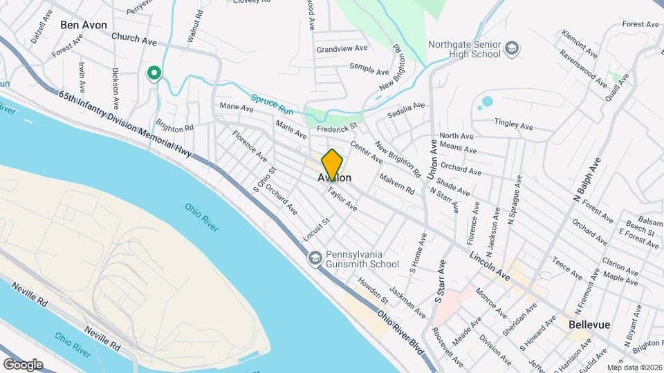 701 Taylor Ave Map and Location Details