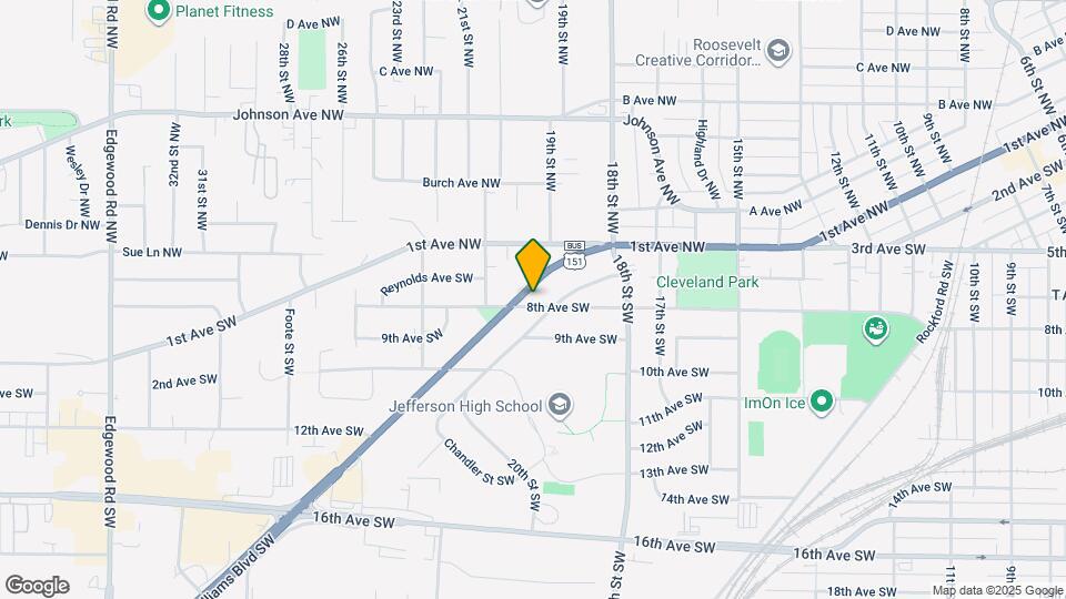 1909 Williams Blvd SW Map and Location Details