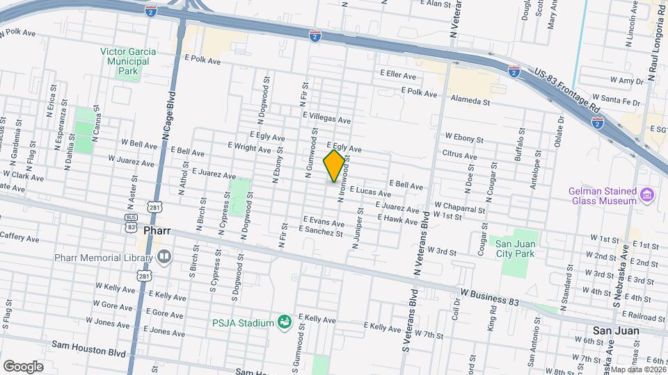 906 E Lucas Ave, Unit 2 Map and Location Details