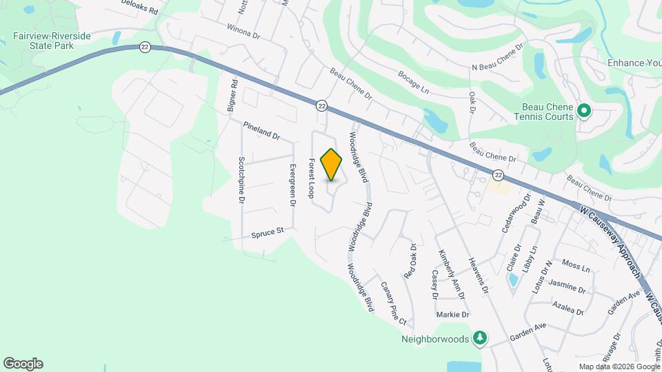310 Audubon Dr Mapa y Detalles de la Ubicación