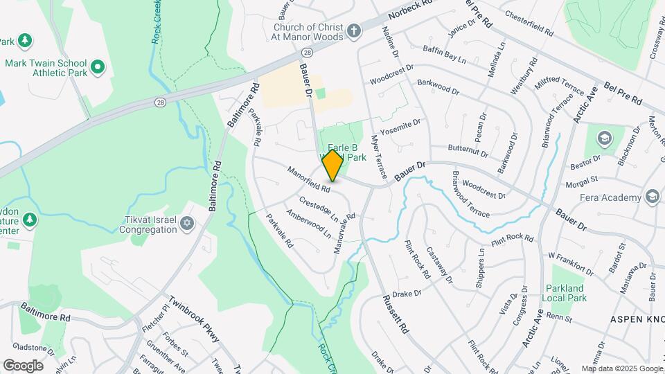 5315 Manorfield Rd Map and Location Details