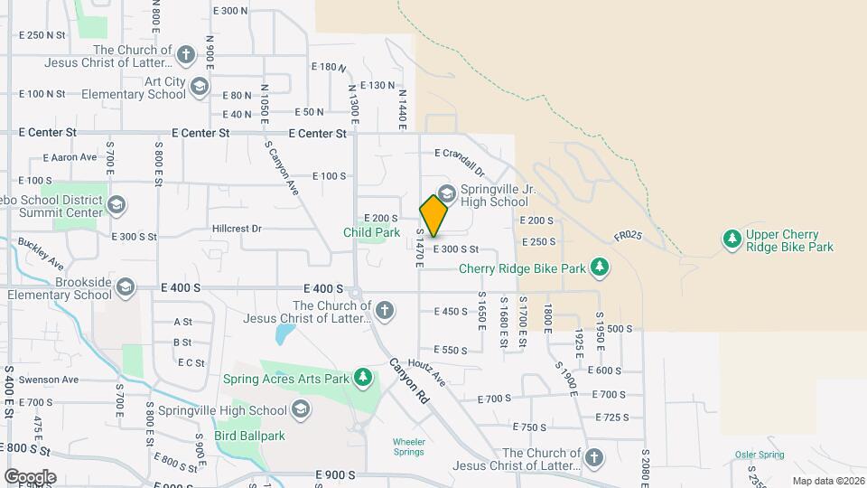 1513 E 300 S St Map and Location Details