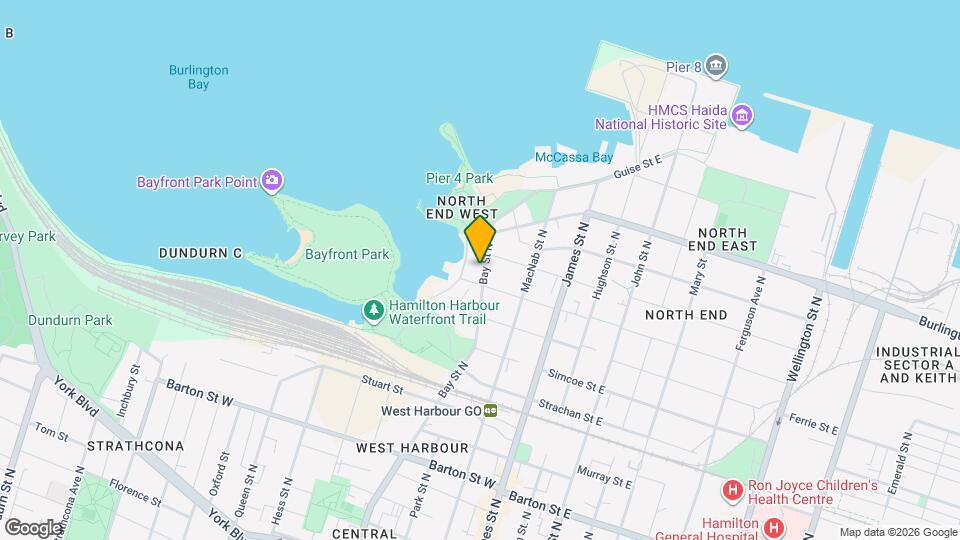 439 Bay St N Map and Location Details