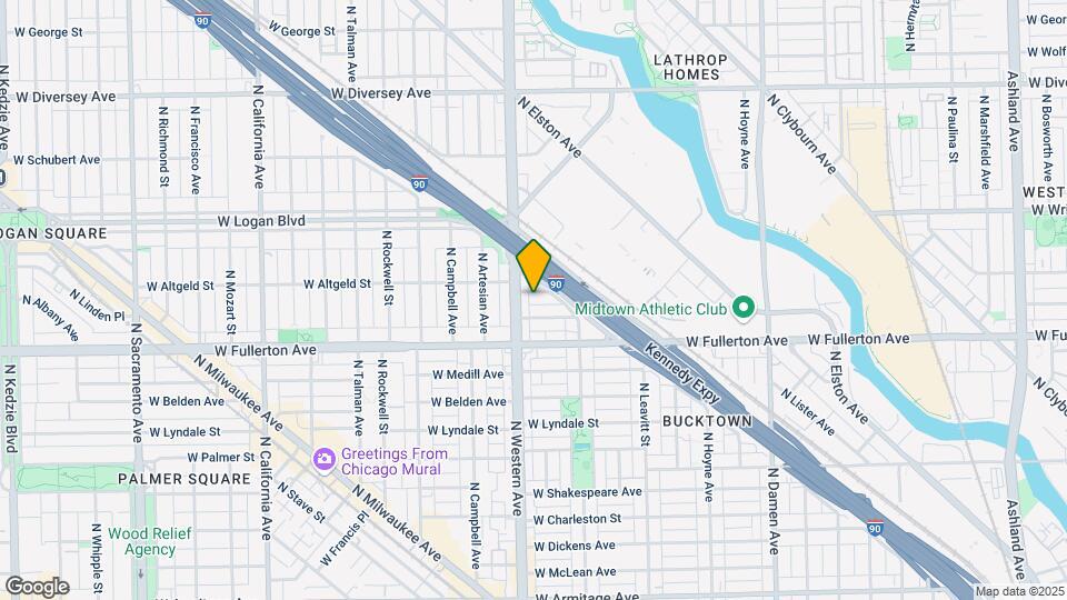 2347 W Altgeld St Map and Location Details