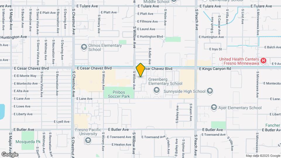 5010-5018 E El Monte Way Map and Location Details