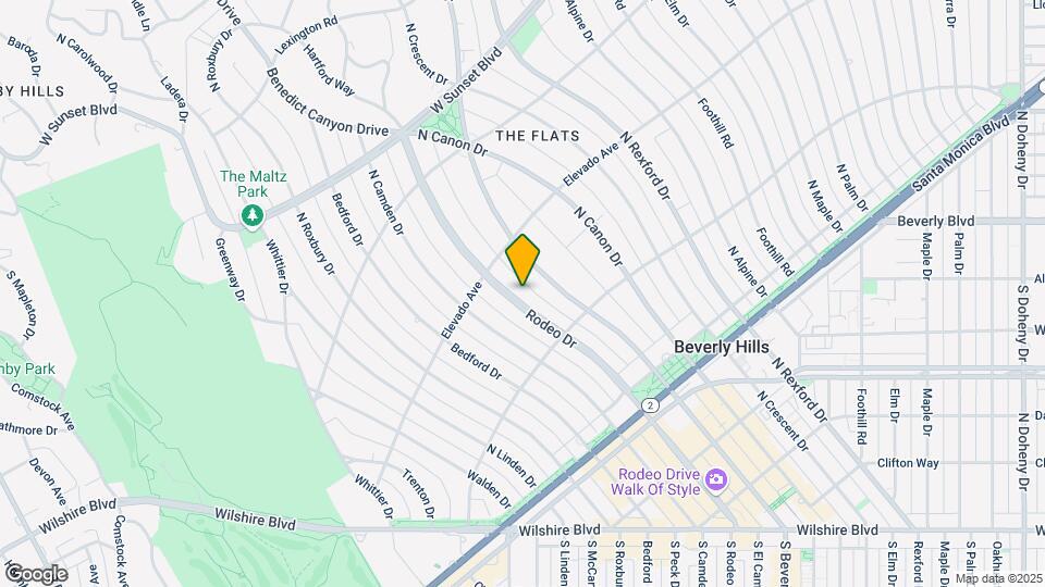 618 N Rodeo Dr Map and Location Details