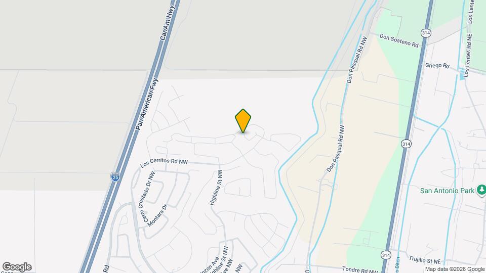 1371 Vallecito Ct NW Mapa y Detalles de la Ubicación