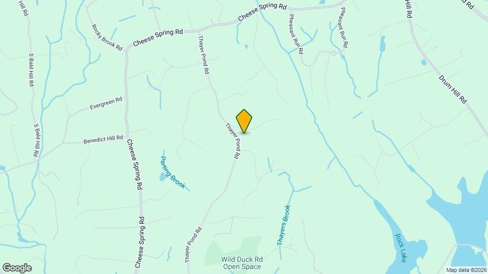 395 Thayer Pond Rd Map and Location Details