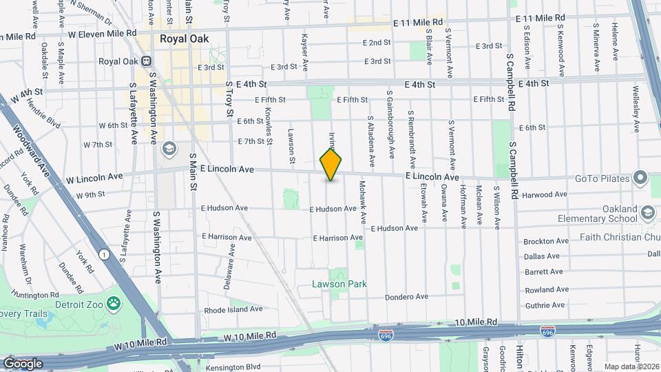 819 Irving Ave Map and Location Details