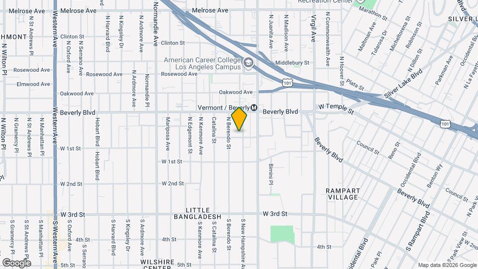 205 N New Hampshire Ave Map and Location Details