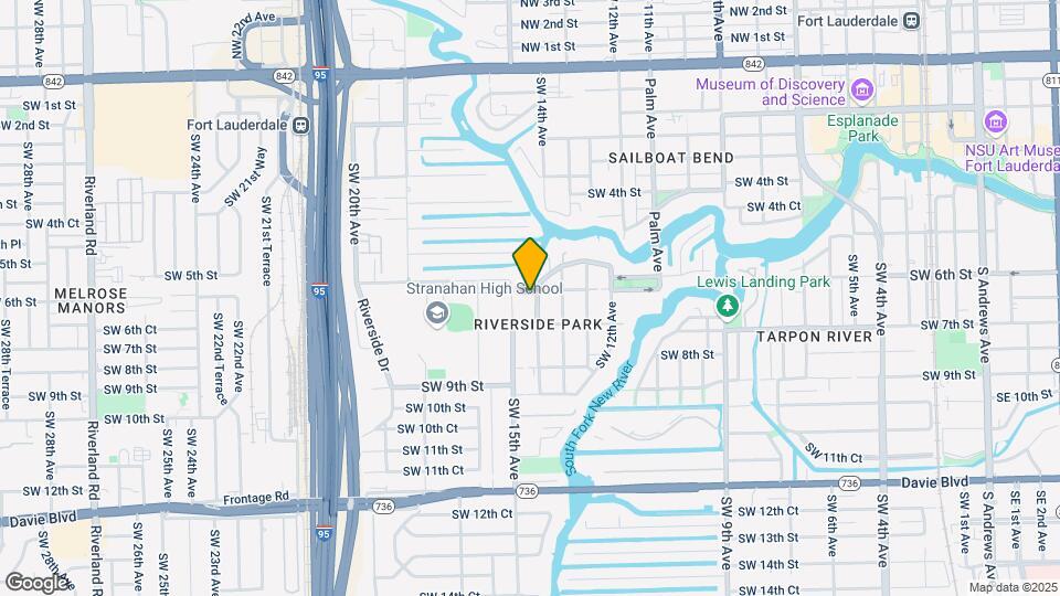 605 SW 14th Terrace Map and Location Details