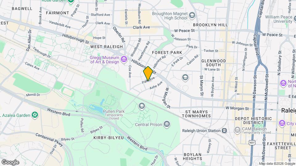 117 Park Ave Map and Location Details