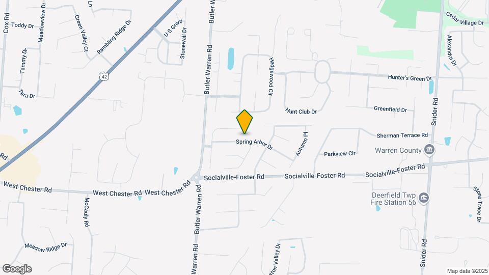 6806 Spring Arbor Dr Map and Location Details