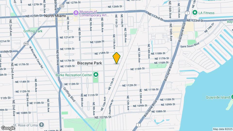 1102 NE 116th St Map and Location Details