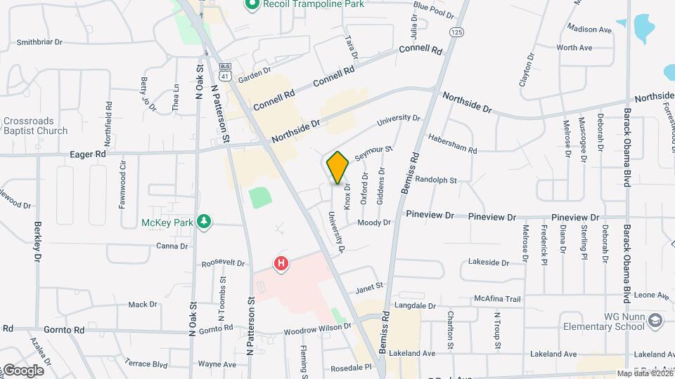 2429 University Dr Map and Location Details