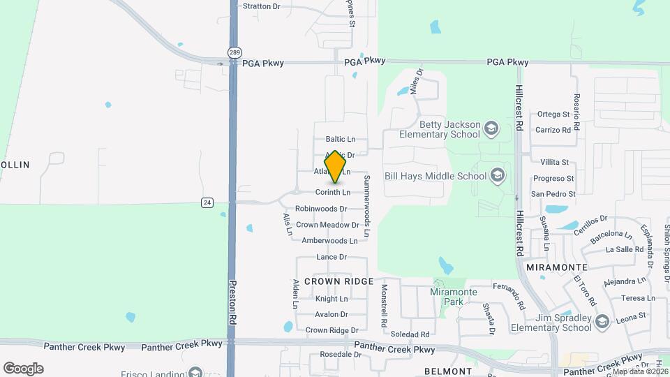 9768 Corinth Ln, Unit 2407 Map and Location Details