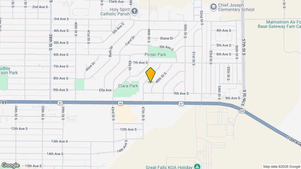 820 48th St S Map and Location Details