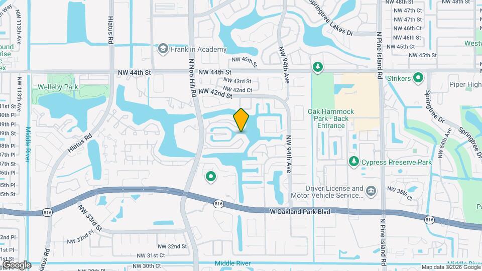 9845 Nob Hill Ct, Unit 9845 Mapa y Detalles de la Ubicación