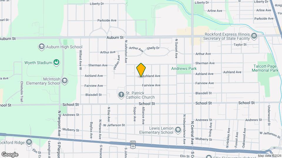 720 Alliance Ave Map and Location Details