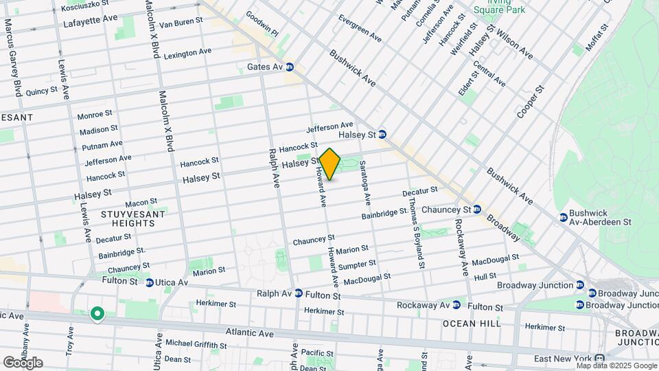 661 MacDonough St Map and Location Details
