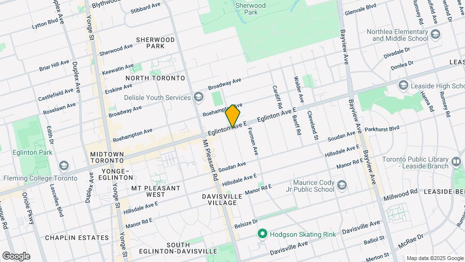 309-970 EGLINTON Ave Map and Location Details