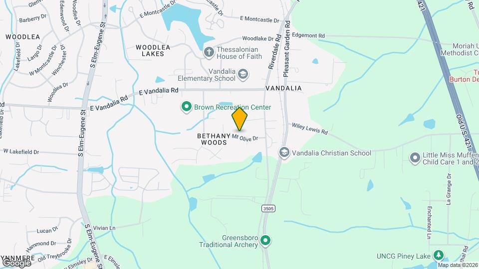 411 Mt Olive Dr Map and Location Details