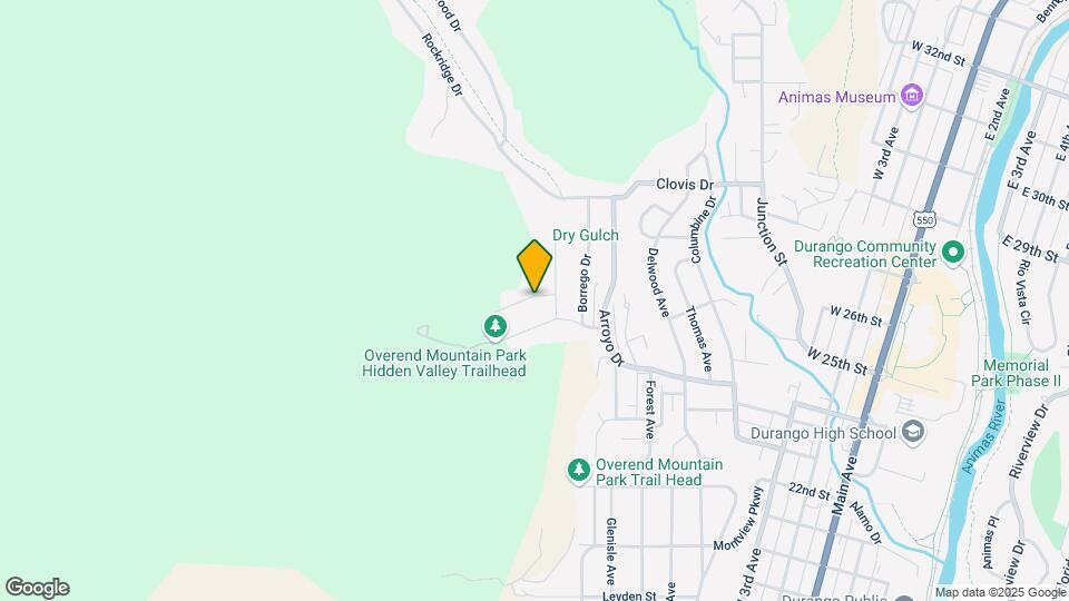906 N Hidden Valley Cir Mapa y Detalles de la Ubicación